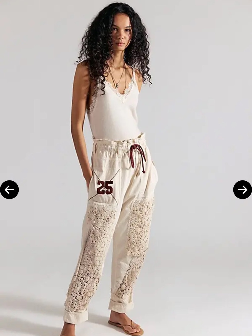Free People NWT 
Rockaway Pull-On Craft Pants